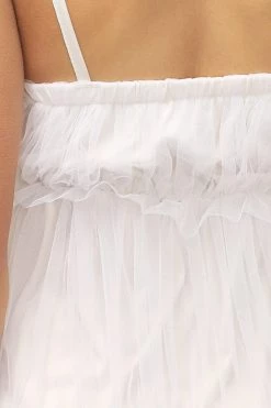 STORETS Amina Tiered Sheer Dress