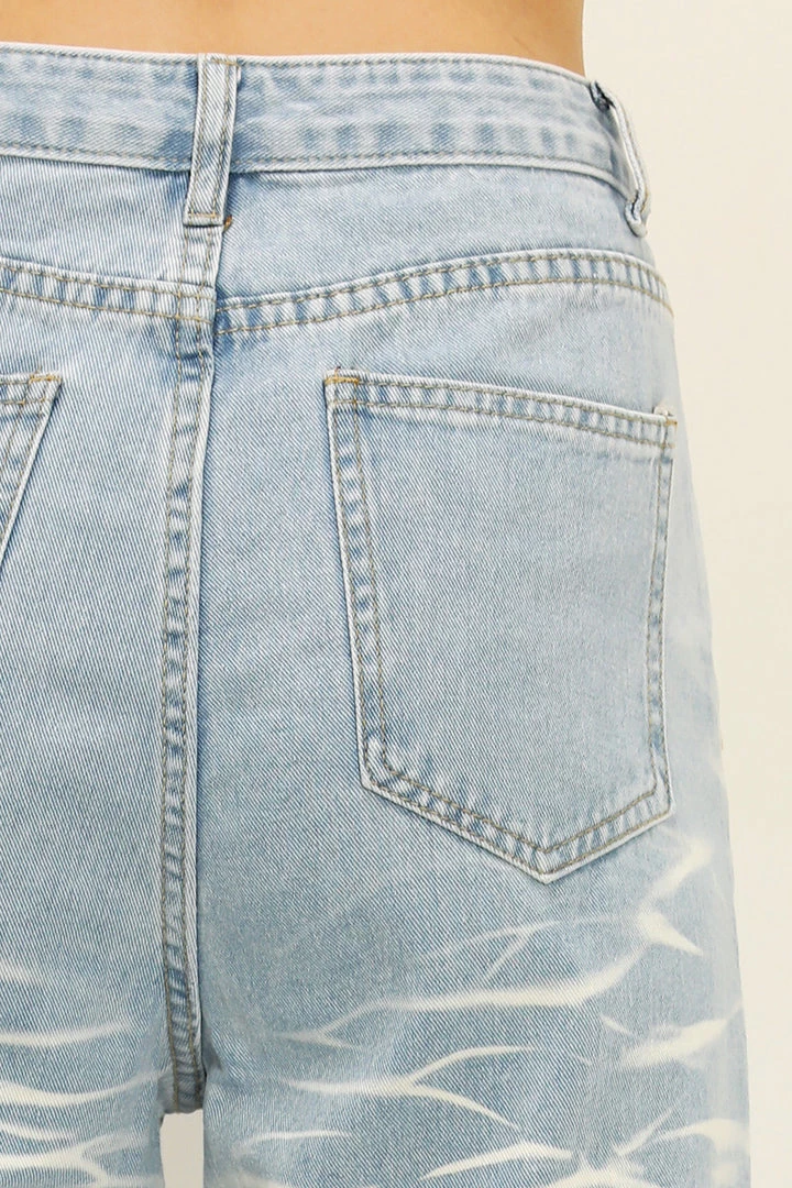 STORETS CLOTHING Zoe Tie-dye Relaxed Jeans