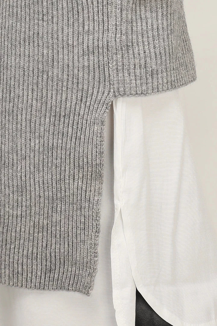 STORETS SALE CLOTHING Stella Crop Knit Vest And Shirt Set