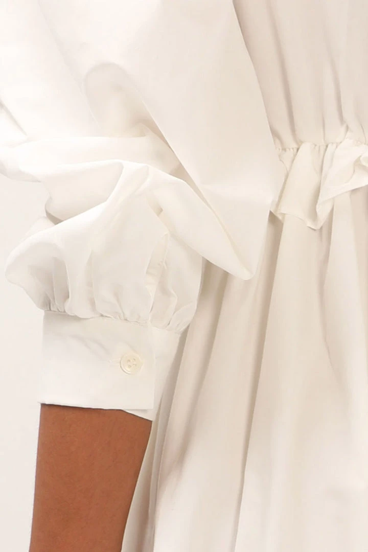 STORETS Lily Tiered Shirt Dress CLOTHING