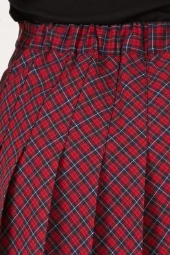STORETS CLOTHING Zelda Plaid Pleated Mini Skort