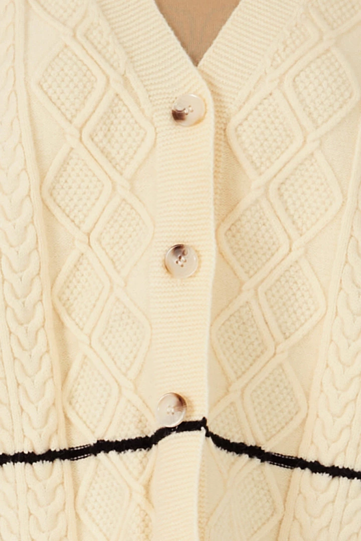 STORETS CLOTHING Nia Shirt Combo Cardigan