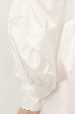 STORETS Tori Piping Detail Shirt Dress CLOTHING