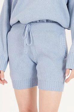 STORETS Kenna Crew Neck Sweater And Shorts Set
