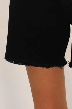 STORETS Blaire Frayed Edge Shorts