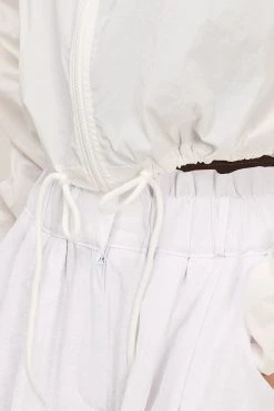 STORETS Gianna Ruched Sleeve Bomber