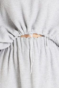 STORETS Harper Waffle Crewneck Sweatshirt CLOTHING