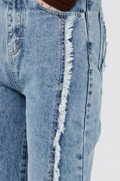 STORETS CLOTHING Eli Frayed Trim Jeans