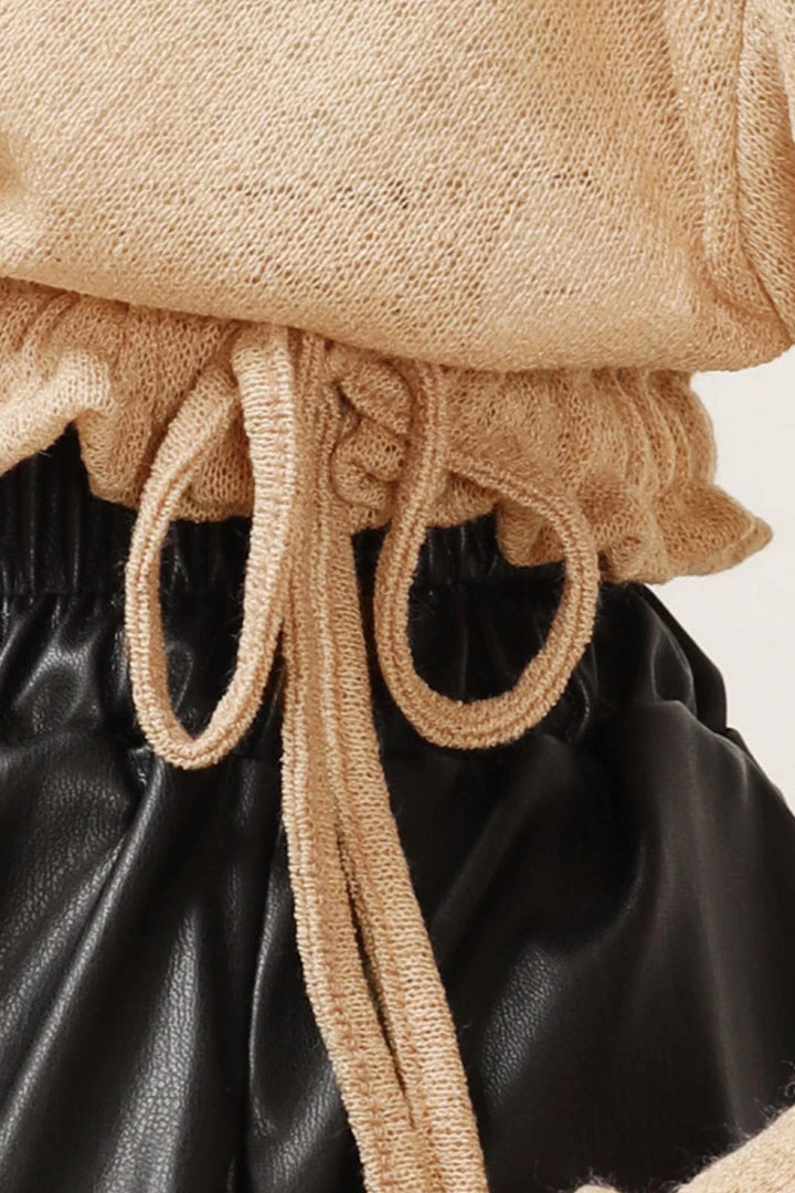 STORETS Remi Sheer Cropped Top CLOTHING