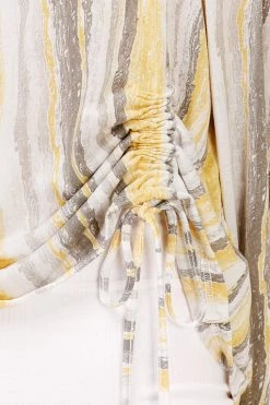 STORETS SALE Julie Striped Ruched Top CLOTHING