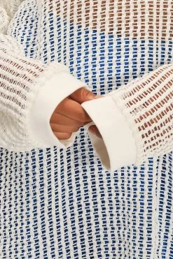 STORETS Averi Netted Knit Top