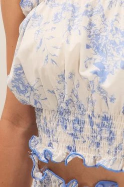 STORETS Zoey Floral Smocked Top CLOTHING