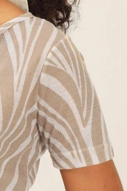 STORETS SALE CLOTHING Blake Zebra Printed 2-Piece Set