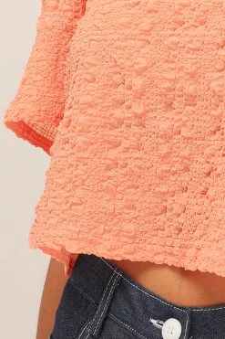 STORETS Hazel Textured Crop Top CLOTHING