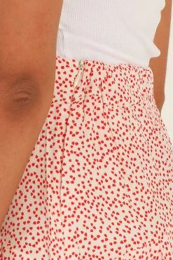 STORETS Emily Sweetheart Ruffled Skort CLOTHING