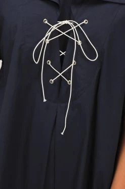 STORETS SALE CLOTHING Tinley Eyelet Lace Up Dress