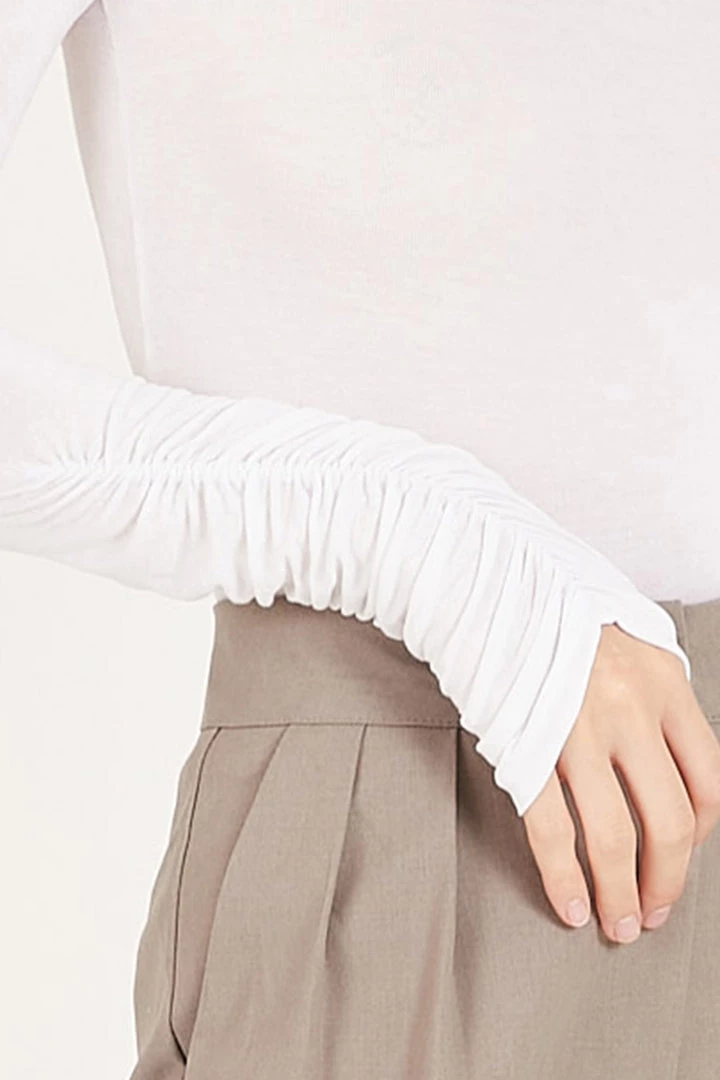 STORETS Peyton Shirring Sleeves Top CLOTHING