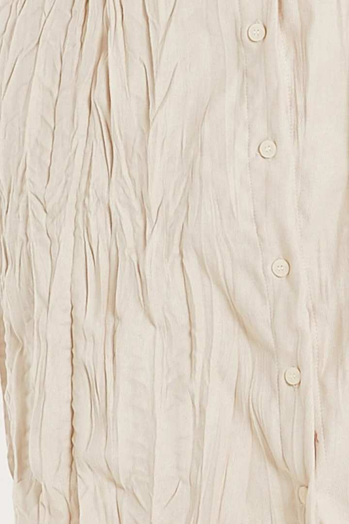 STORETS CLOTHING Elin Crease Shirt Midi Dress