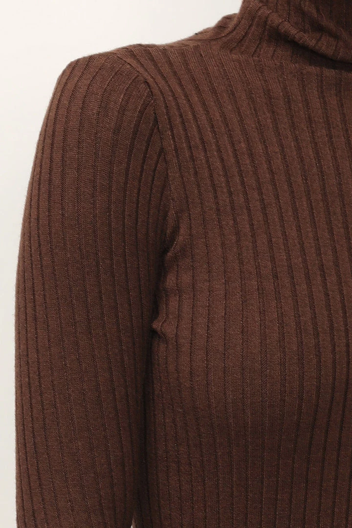 STORETS Avah Slim Fit Ribbed Knit Top CLOTHING