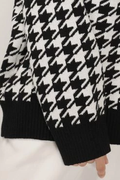 STORETS SALE CLOTHING Jocelyn Houndstooth Sweater