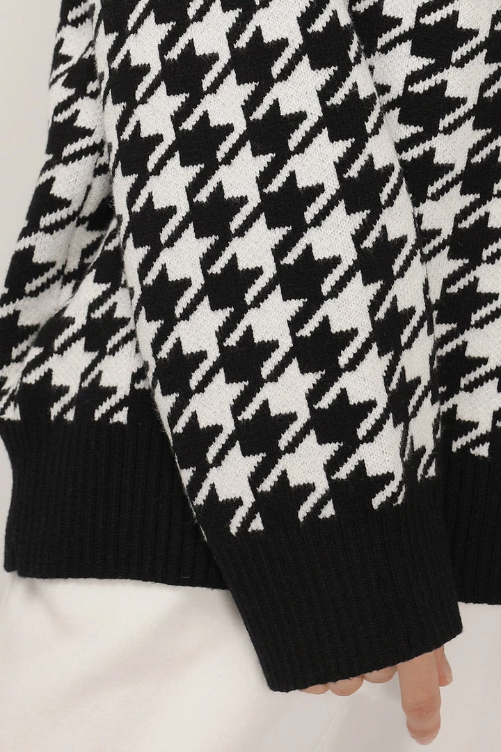 STORETS SALE CLOTHING Jocelyn Houndstooth Sweater