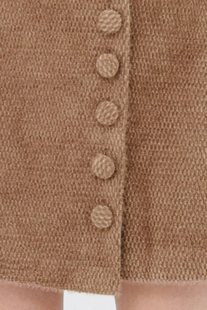 STORETS Raquel Button Up Mini Skirt CLOTHING