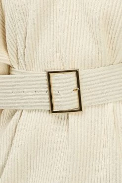 STORETS CLOTHING Kara Wide Belted Knit Dress