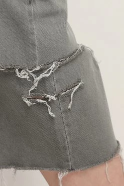 STORETS SALE Piper Cutout Slash Denim Shorts