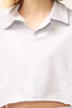 STORETS CLOTHING Ruby Cropped Lounge Shirt