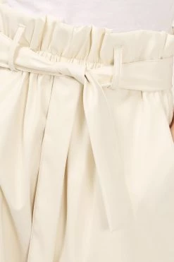 STORETS SALE CLOTHING Margot Paperbag Pleather Shorts