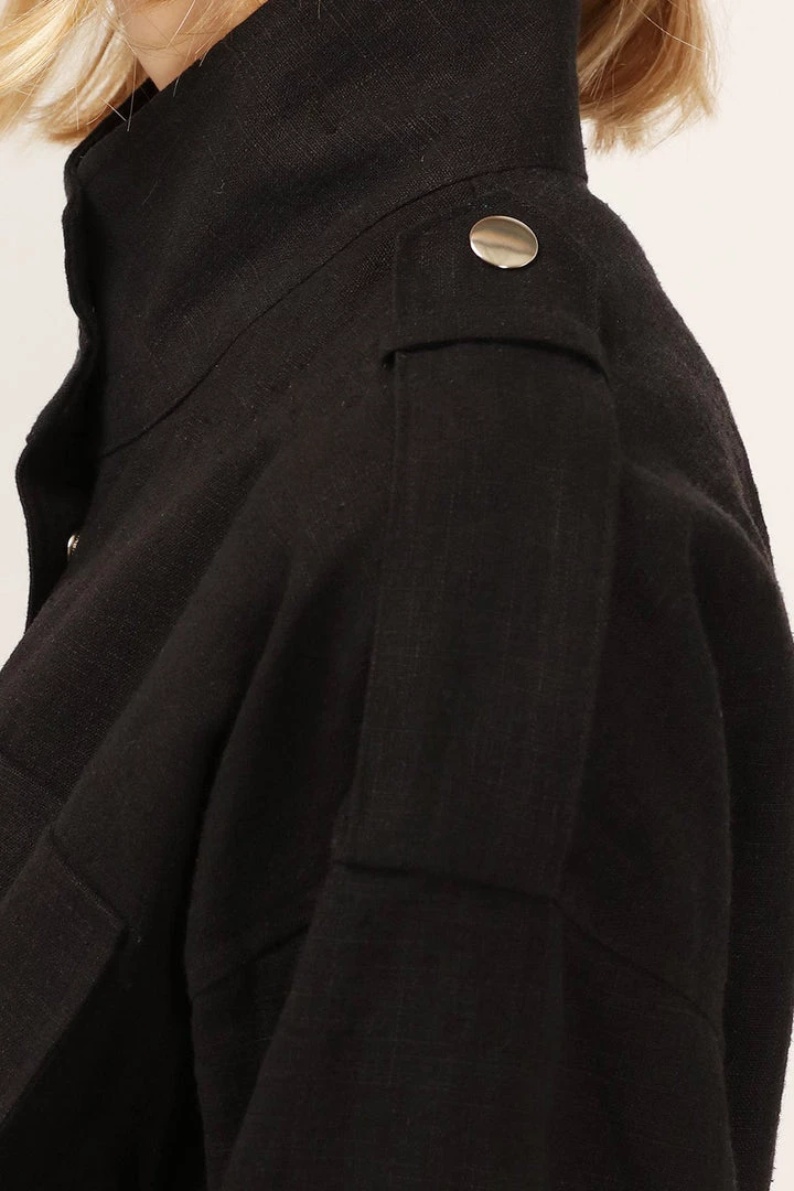 STORETS CLOTHING Nadia Linen Safari Jacket