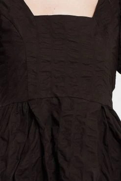 STORETS Aria Textured Puffed Dress CLOTHING