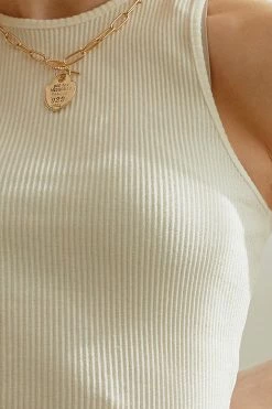 STORETS CLOTHING Mercy Ribbed Crop Tank Top