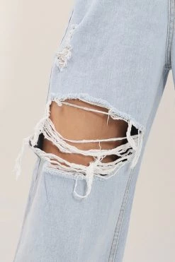 STORETS Kenzie Ripped Cutout Jeans
