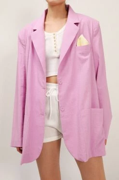 STORETS Brianna Oversized Handkerchief Blazer