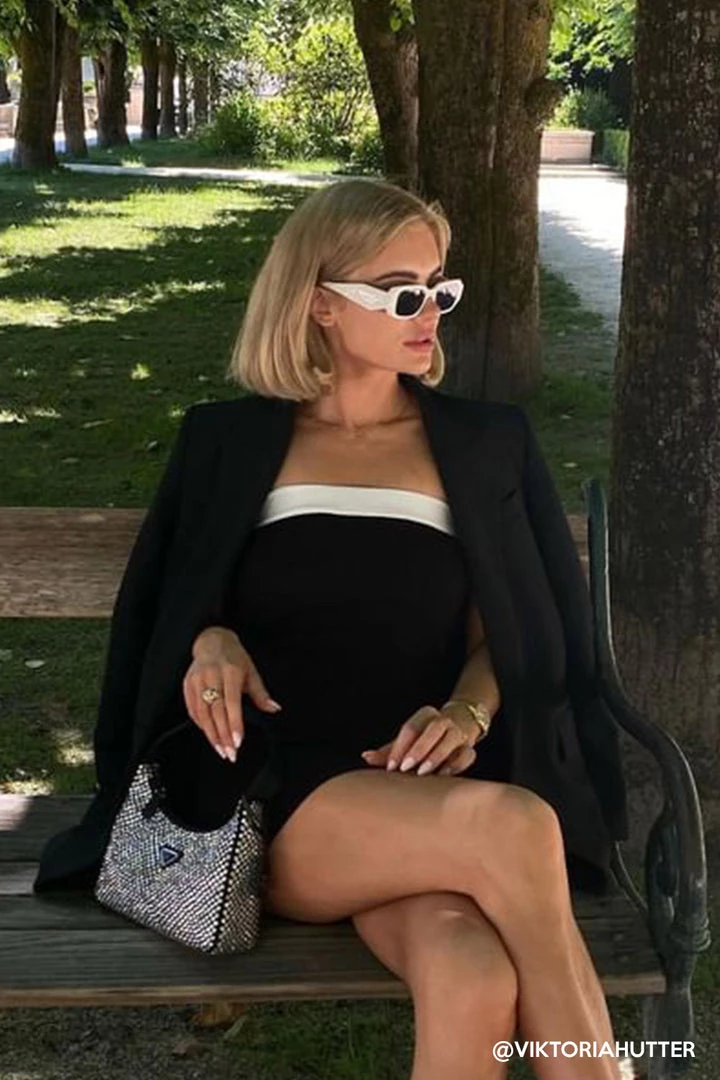 STORETS Influencer Alena Knitted Tube Dress