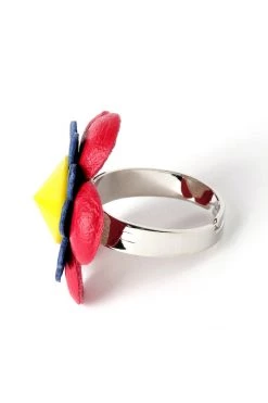 STORETS ACCESSORIES Primary Color Flower Ring