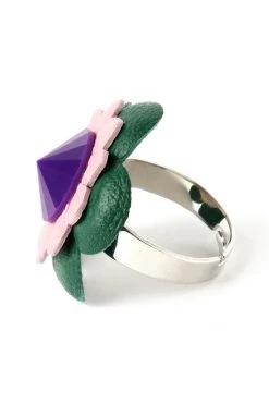 STORETS ACCESSORIES Primary Color Flower Ring