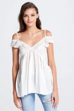 STORETS SALE Lilly Cold Shoulder Top