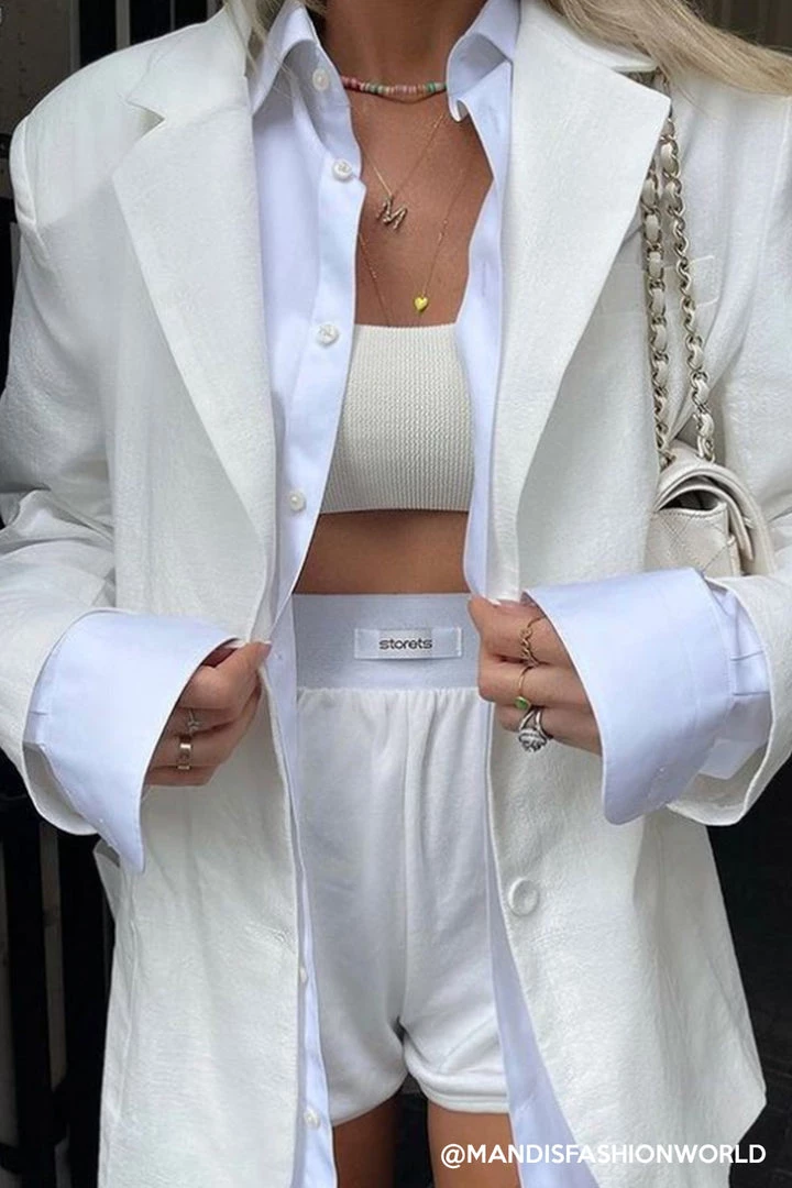 STORETS Influencer OUTERWEARS Brianna Oversized Handkerchief Blazer