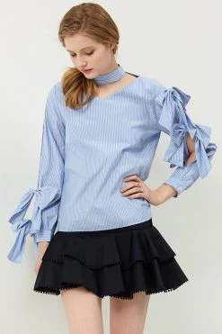 STORETS SALE Ivy Chocker-neck Blouse CLOTHING