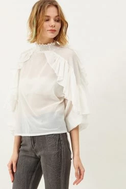 STORETS SALE Jina Ruffle Romantic Blouse
