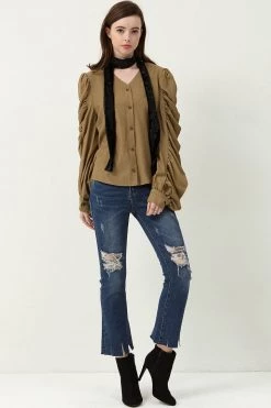 STORETS SALE CLOTHING Cut It Out Flare Jeans