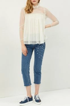 STORETS SALE Selina Pearl Denim Jeans