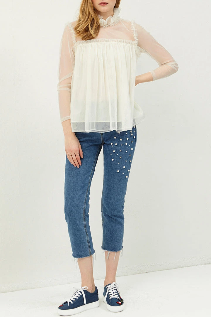 STORETS SALE Selina Pearl Denim Jeans