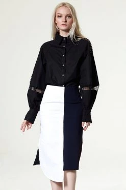 STORETS SALE Karina Color Block Skirt CLOTHING