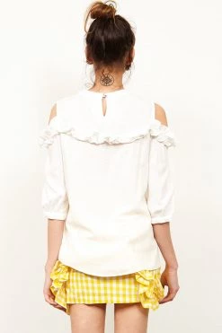 STORETS SALE Doa Ruffle Blouse CLOTHING