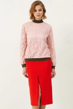 STORETS SALE Marie Front Slit Pencil Skirt