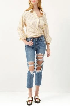 STORETS CLOTHING Winora Cut Out Jeans