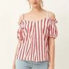 STORETS SALE Sandy Stripe Off-the-Shoulder Top CLOTHING